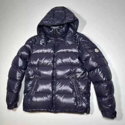 Moncler Maya Jacket Genuine Mens Puffer Coat Size 5 XL Extra Large Navy